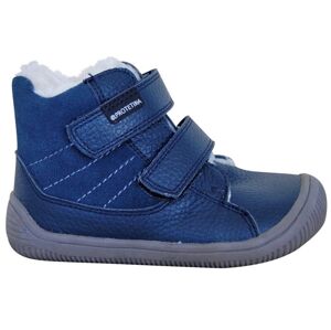 obuv dievčenská zimná barefoot ProTex membránou KABI DENIM, Protetika, modrá - 19