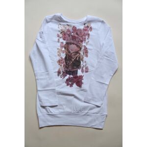 tričko dievčenské s dlhým rukávom, Wendee, ozfb39220-1, bílá - 98 | 3roky