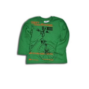 tričko s dlhým rukávom, Wendee, OZFB101647-1, zelená - 104 | 4roky