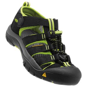 Detské sandále NEWPORT H2 JR, black/lime green-černá, Keen, 1009965, černá - 36