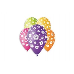 Balónik nafukovacie - sada 5ks KVETY, Smart Balloons, W000008