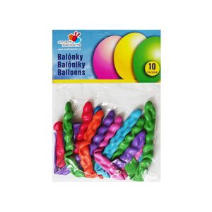 Balónik nafukovacie - sada 10ks podlhovastý, Smart Balloons, W040567