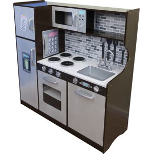 Kuchynka s chladničkou drevená 107x40x109 cm, W008223