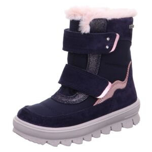 Dievčenské zimné topánky FLAVIA GTX, Superfit, 1-009214-8010, tmavomodrá - 35
