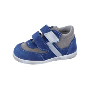 chlapčenská celoročná barefoot obuv J051/S/V blue/grey, jonap, grey - 26