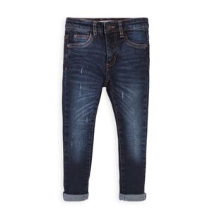 Nohavice chlapčenské džínsové s elastanom, Minoti, East 6, modrá - 146/152
