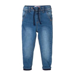 Nohavice chlapčenské podšité džínsové s elastanom, Minoti, 7BLINEDJN 1, modrá - 146/152