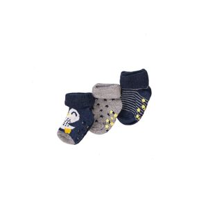 Ponožky chlapčenské s protišmykovou úpravou 3pack, Minoti, NBB SOCK 32, chlapec - 92/98