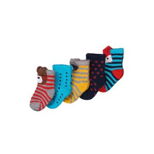 Ponožky chlapčenské 5pack, Minoti, NBB SOCK 36, chlapec - 50/68 | 0-6m