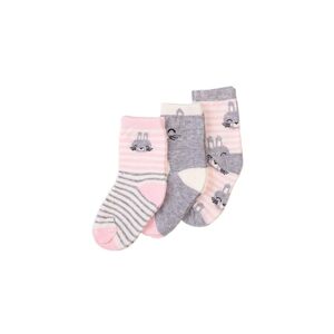 Ponožky dievčenské 3pack, Minoti, TG SOCK 27, dievča - 98/104