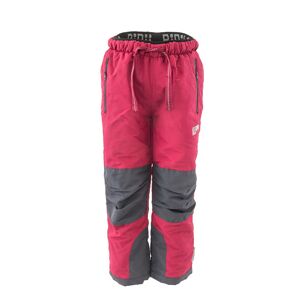 outdoorové športové nohavice s fleecovou podšívkou, Pidilidi, PD1121-16, bordová - 98 | 3roky