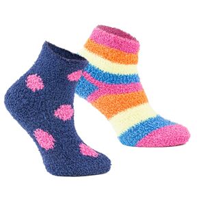 Dievčenské ponožky FLUFFY - 2pack, Pidilidi, PD0144-01, dievča - 35-37