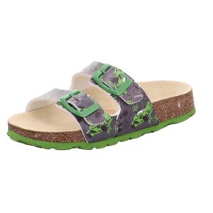 Chlapčenské korkové papuče FOOTBED, Superfit, 1-800111-8200, zelená - 33