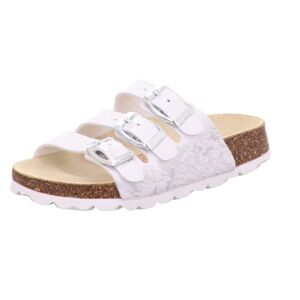 Dievčenské korkové pantofle FOOTBAD, Superfit, 1-800113-9010, bílá - 34