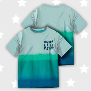 Chlapčenské tričko s krátkym rukávom, Minoti, Virtual 1, modrá - 98/104