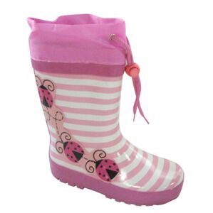 Dievčenské čižmy, gumové, PL0033, ružové - 35