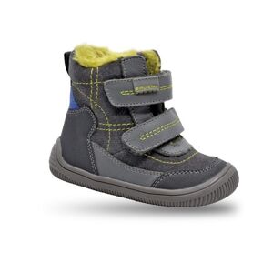 Chlapčenské zimné topánky Barefoot RAMOS GREY, Protetika, sivá - 33