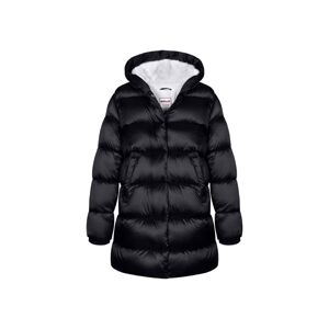 Dievčenský nylonový kabát Puffa s podšívkou z mikroflísu, Minoti, 12COAT 2, čierny - 98/104 | 3/4let