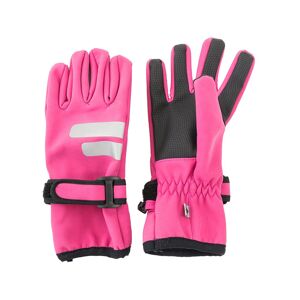 Dievčenské softshellové prstové rukavice, Pidilidi, PD1126-03, ružová - 10/12let | 10/12let