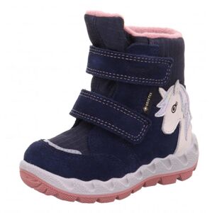 Zimné dievčenské topánky ICEBIRD GTX, Superfit, 1-006010-8010, tmavomodrá - 28