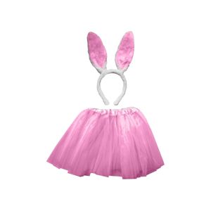 Karnevalová súprava - ružový zajačik, Wiky, W026065