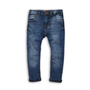 Nohavice chlapčenské džínsové s elastanom, Minoti, WEST 3, modrá - 104/110