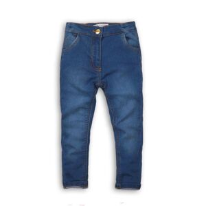 Nohavice dievčenské džínsové elastické, Minoti, ARTISAN 3, modrá - 104/110