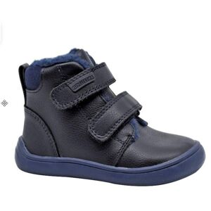 Chlapčenské zimné topánky Barefoot DENY BLACK, Protetika, čierna - 31