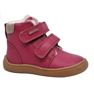 Dievčenské zimné topánky Barefoot DENY FUXIA, Protetika, ružová - 22