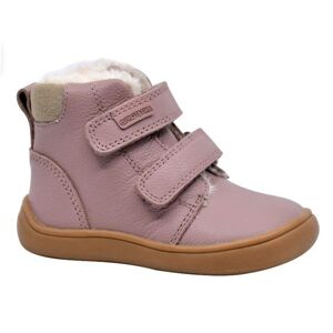 Dievčenské zimné topánky Barefoot DENY PINK, protetika, ružové - 22