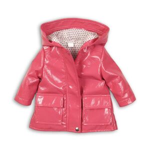 Kabát dievčenské nepremokavý do dažďa, Minoti, PARIS 7, růžová - 86/92 | 18-24m