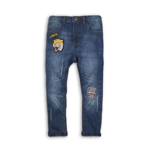 Nohavice chlapčenské džínsové s elastanom, Minoti, TIGER 7, modrá - 98/104 | 3/4let