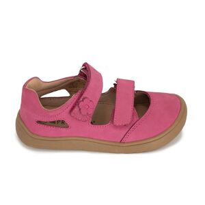 Dievčenské sandále Barefoot PADY KORAL, Protetika, červená - 26