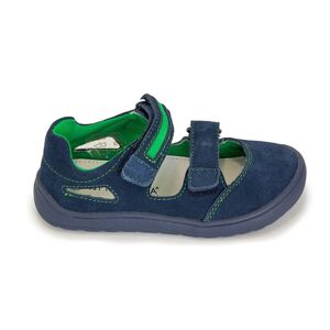 Chlapčenské sandále Barefoot PADY NAVY, Protetika, modrá - 26