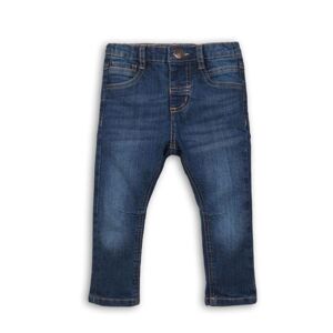 Nohavice chlapčenské džínsové s elastanom, Minoti, REAL 4, modrá - 68/80 | 6-12m