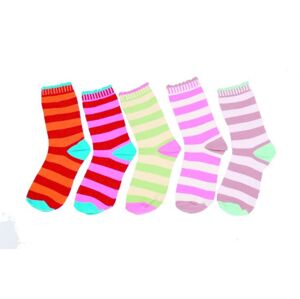 Detské pruhované ponožky, Pidilidi, PD511, holka - 12-13
